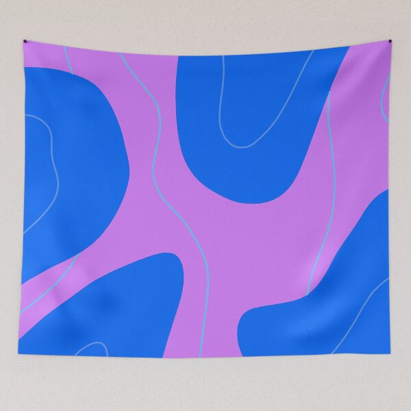Item preview, Modern abstract blue digital art designed and sold by TAbstractDesign.
