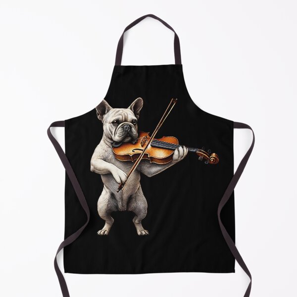 Item preview, French Bulldog Playing Violin Player Dog Lover designed and sold by Kimberley King Art King Art.