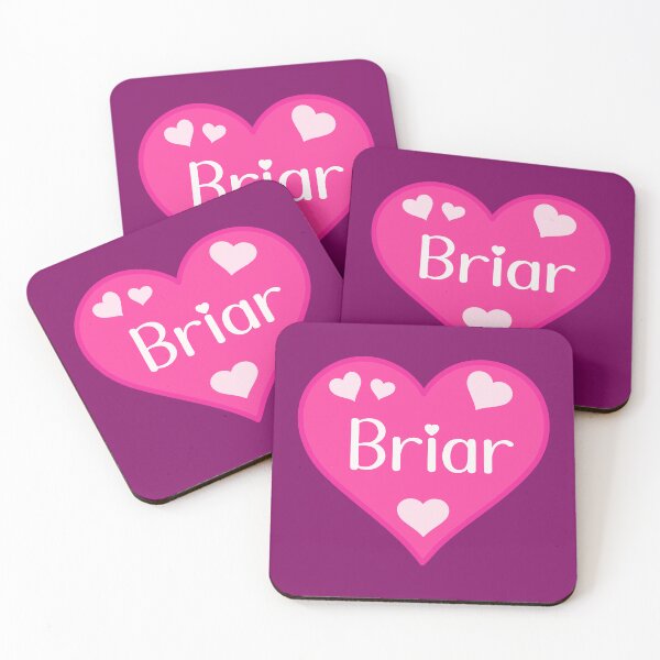 Item preview, Briar Name Pink Heart  designed and sold by Jeallan Designs.