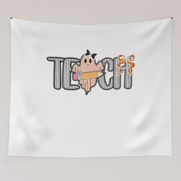 Item preview, Preppy Teach Boo Ghost Seesucker Coquette designed and sold by Svenbjork.