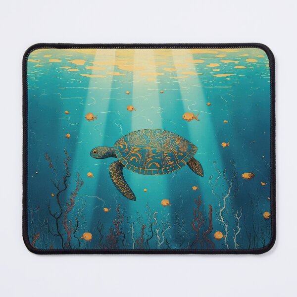 Item preview, Golden Reef Turtle designed and sold by Whimsical Hug.