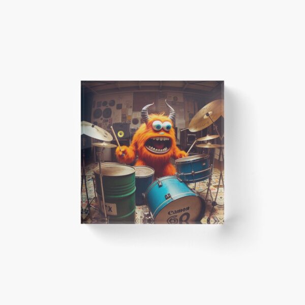 Item preview, Drum and Fur: The Beat Goes Monstrous!" designed and sold by Print Fiction.