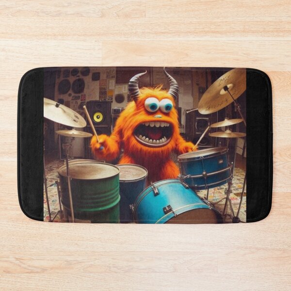Item preview, Drum and Fur: The Beat Goes Monstrous!" designed and sold by Print Fiction.