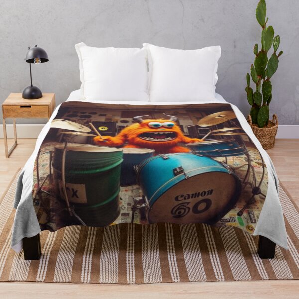 Item preview, Drum and Fur: The Beat Goes Monstrous!" designed and sold by Print Fiction.