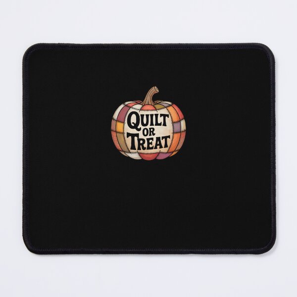 Item preview, Quilt or Treat Funny Halloween Patchwork Pumpkin designed and sold by MissRasheedHam.