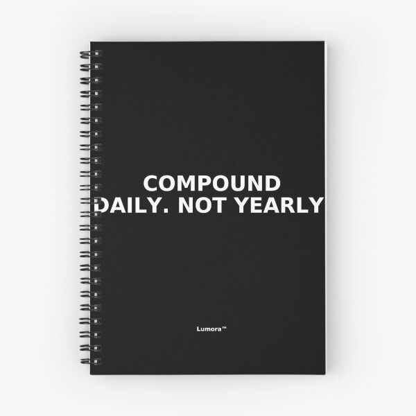 Item preview, Compound Daily – Wealth Building Investor Quote designed and sold by ArtByAnitaSecember.