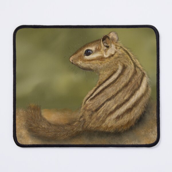 Item preview, Signed Art Print: Chipmunk portrait designed and sold by Waubamik Perry.