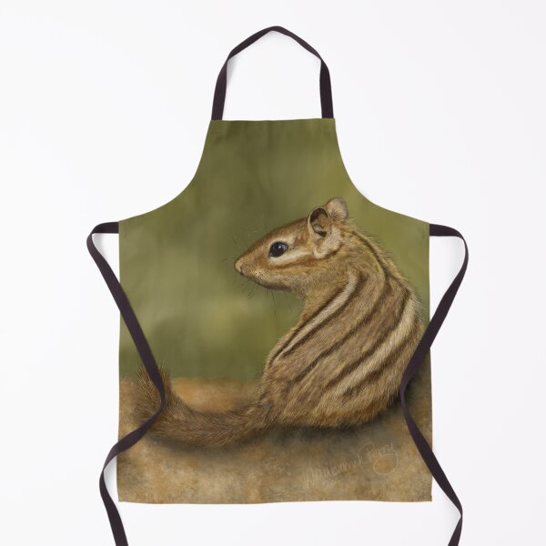 Item preview, Signed Art Print: Chipmunk portrait designed and sold by Waubamik Perry.
