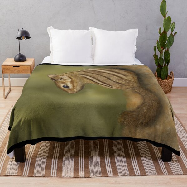 Item preview, Signed Art Print: Chipmunk portrait designed and sold by Waubamik Perry.