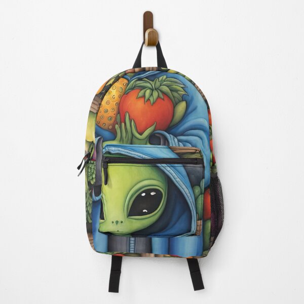Item preview, Alien as a Market trader wearing a hoodie selling exotic fruit and veg from a market stall designed and sold by Colin Bentham.