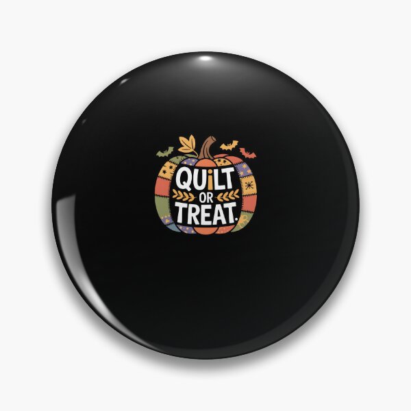 Item preview, Quilt or Treat Funny Halloween Patchwork Pumpkin designed and sold by MissRasheedHam.