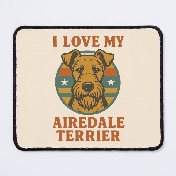 Item preview, Airedale Terrier designed and sold by TheWonkyEaselCo.