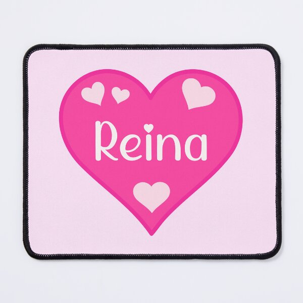 Item preview, Reina Name Pink Heart  designed and sold by Jeallan Designs.