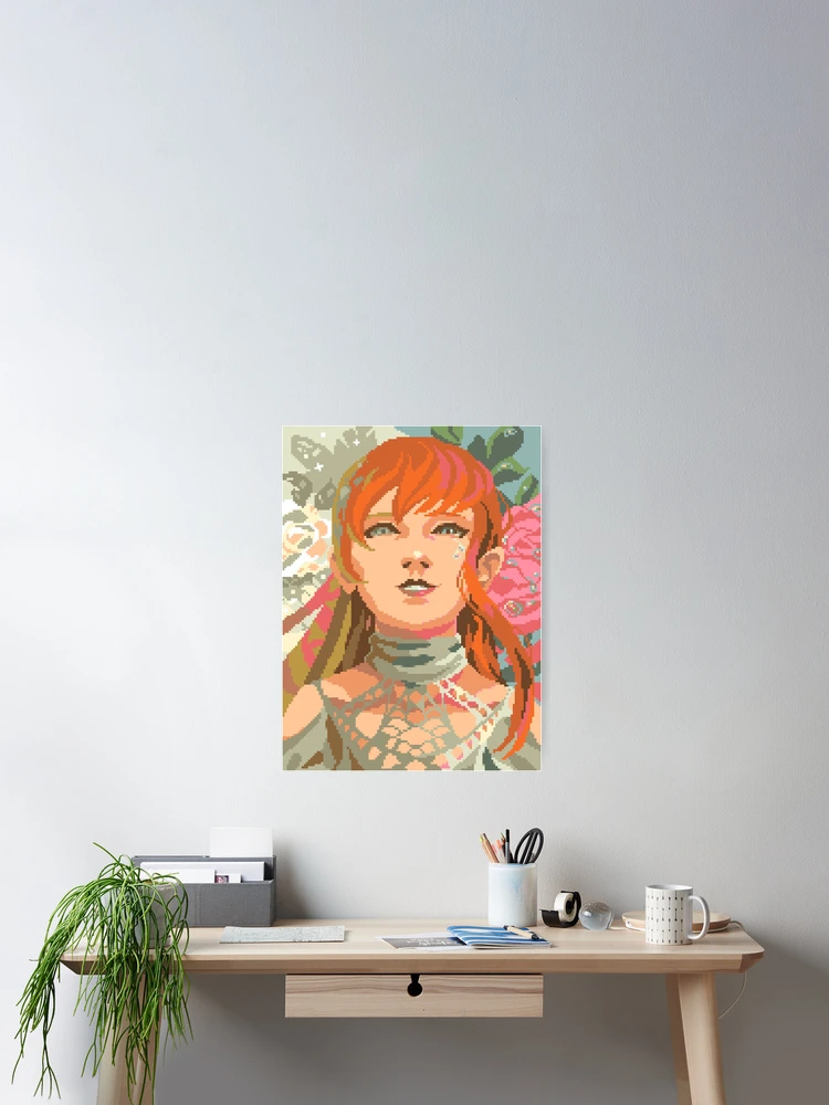 Thumbnail 2 of 3, Poster, Pixel Ryne designed and sold by TrollkaRuby.
