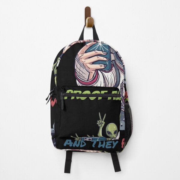 Item preview, Alien Photobomb – Funny Astronaut Selfie with Aliens designed and sold by TR-Artistry.