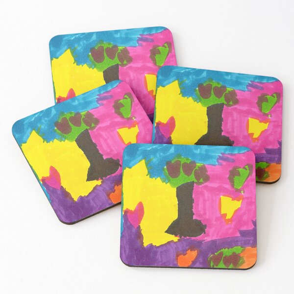Item preview, FD 0007 - Abstract Magic - Kids’ Marker Colors designed and sold by o finding Studio.