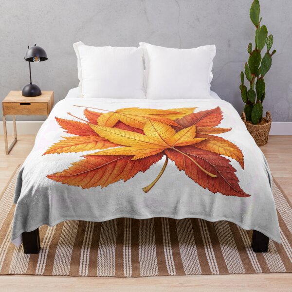 Item preview, An ethereal design of whimsical and autumnal leaves designed and sold by Merrylands Artshop.