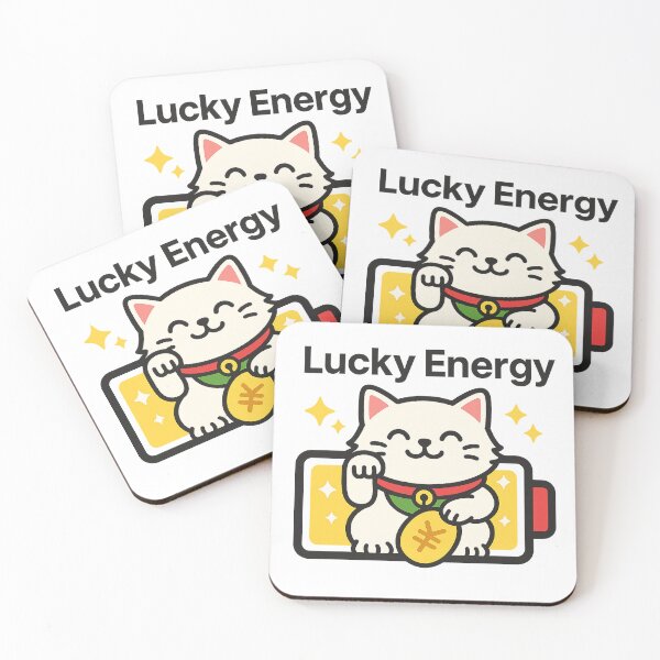 Item preview, Lucky Cat Energy Battery designed and sold by Siamcatshop.