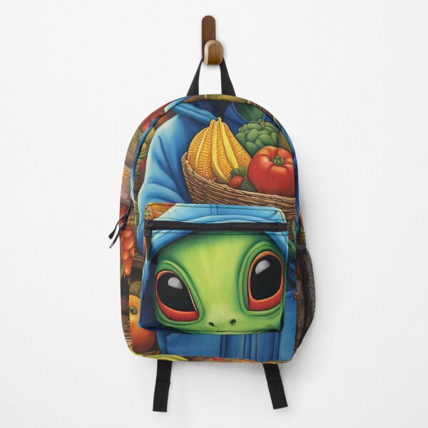 Item preview, Alien as a Market trader wearing a hoodie selling exotic fruit and veg from a market stall designed and sold by Colin Bentham.