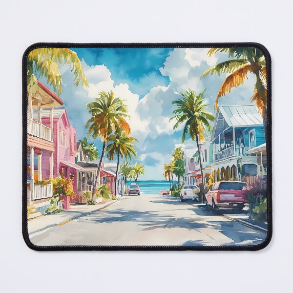 Item preview, Key West Sunset Streetview designed and sold by daila70.