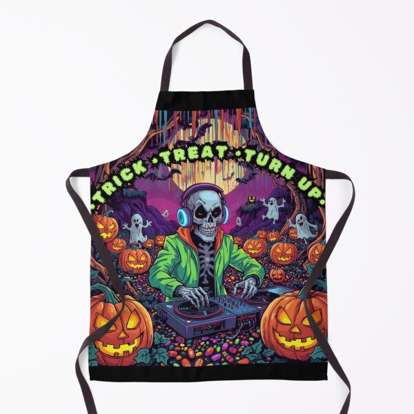 Item preview, ?? Trick, Treat & Turn Up: Skeleton DJ Halloween Party Vibes ?? designed and sold by Rebel Fusion.