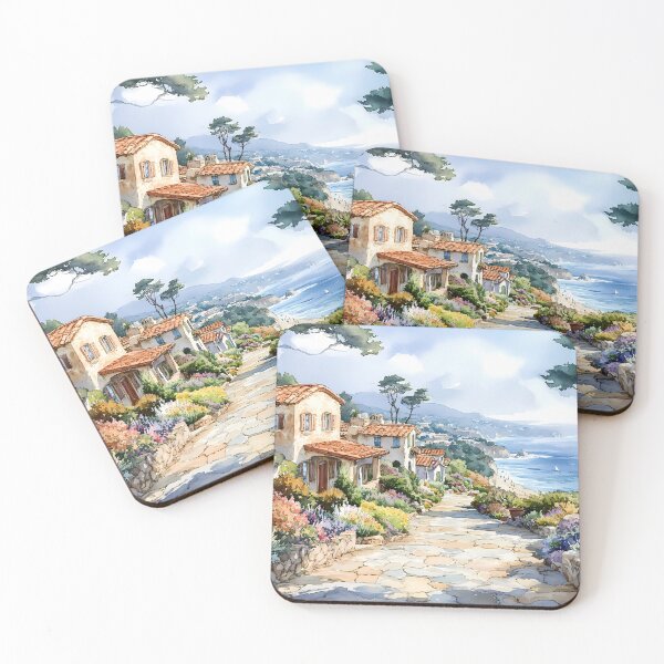 Item preview, Charming Coastal Lane in Carmel by the Sea with Ocean View designed and sold by daila70.