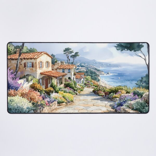 Item preview, Charming Coastal Lane in Carmel by the Sea with Ocean View designed and sold by daila70.