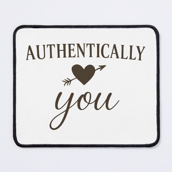 Item preview, Authentically You – Minimalist Self Love and Confidence Quote Design designed and sold by inkoutninja.