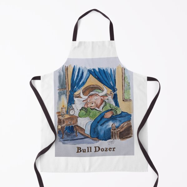Item preview, "Bull Dozer" designed and sold by Janie Farist Watercolor.
