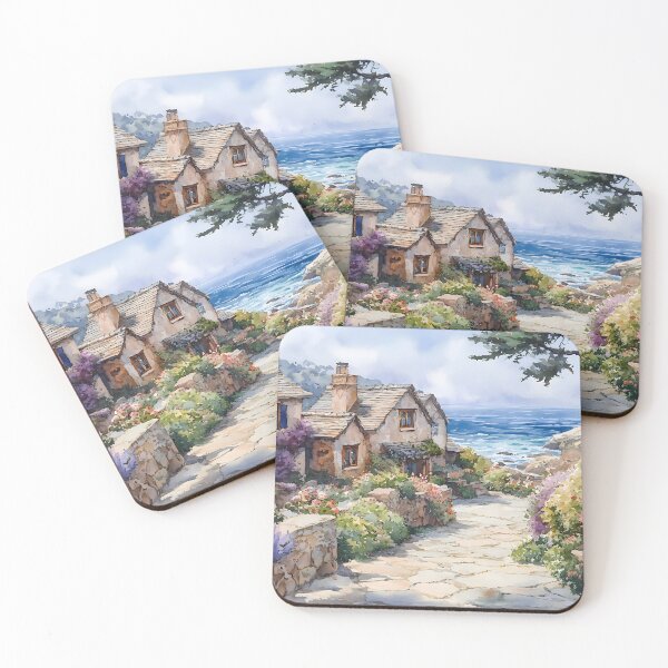 Item preview, Sunlit Pathways and Blooming Gardens in Carmel by the Sea designed and sold by daila70.
