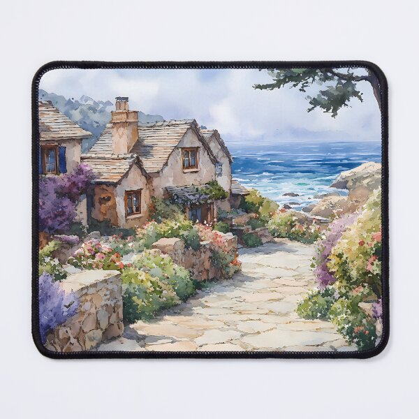 Item preview, Sunlit Pathways and Blooming Gardens in Carmel by the Sea designed and sold by daila70.