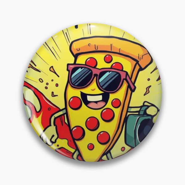 Item preview, Pizza Party Vibes - Funky Food  designed and sold by InkspiredCreation.