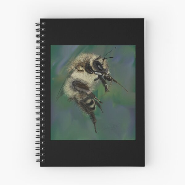 Item preview, Signed Art Print: Bee with blurred background designed and sold by Waubamik Perry.