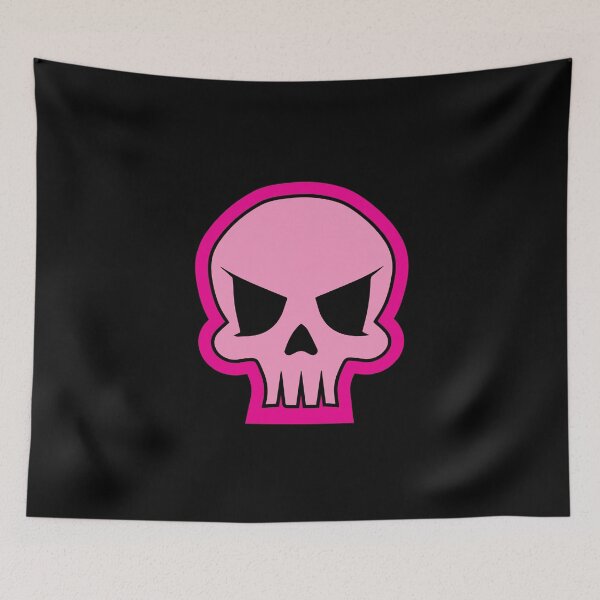 Item preview, Pink and Black Skull Design – Trendy Halloween 2024 Art designed and sold by CroesCreations.