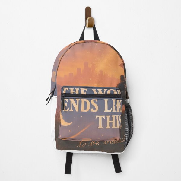 Item preview, The World Ends Like This Design | Dreamy Surreal Apocalypse Art | Soft Doomsday Print for Cozy Collapse & Existential Decor Fans designed and sold by ShopAyejaeys.