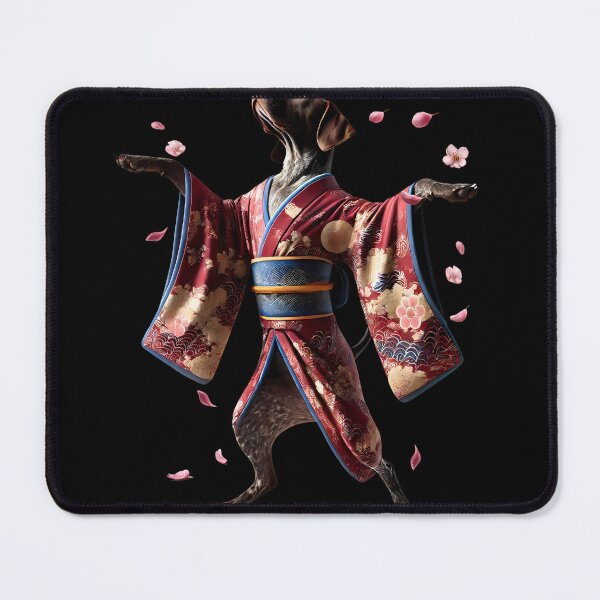 Item preview, German Shorthaired Pointer Japanese Art Kimono Harajuku Dog Lover designed and sold by Kimberley King Art King Art.