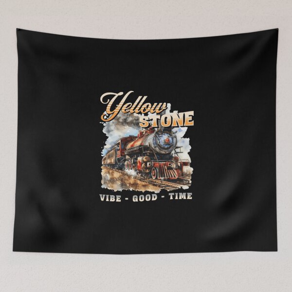 Item preview, Yellow Stone Train designed and sold by niclothing.