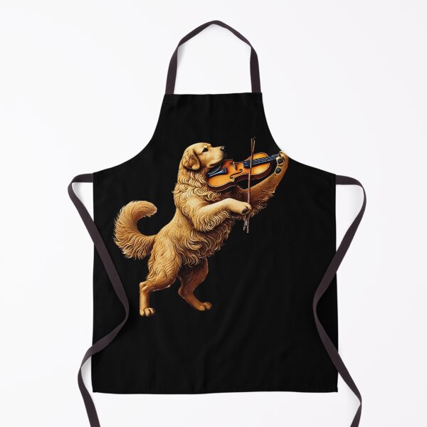 Item preview, Golden Retriever Playing Fiddle Player Dog Lover designed and sold by Kimberley King Art  King Art.