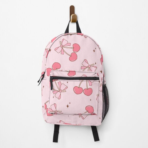 Item preview, Coquette Heart Cherry Pattern – Cute Seamless Design designed and sold by smeraldosecrets.