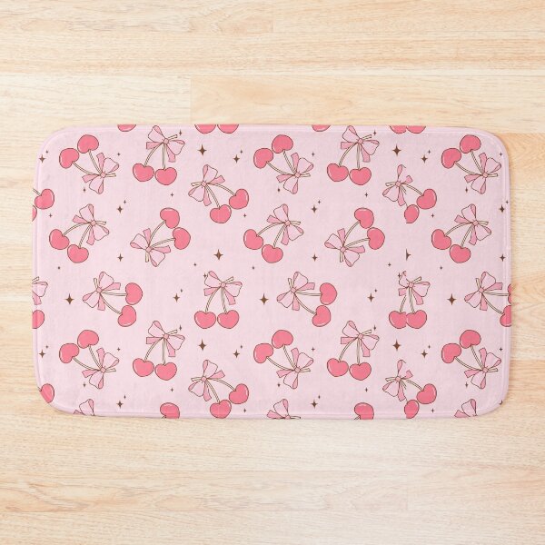 Item preview, Coquette Heart Cherry Pattern – Cute Seamless Design designed and sold by smeraldosecrets.