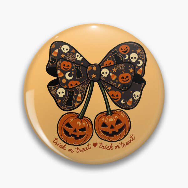 Item preview, Halloween "Trick or Treat" Pumpkin Bow designed and sold by GiaficDesigns.