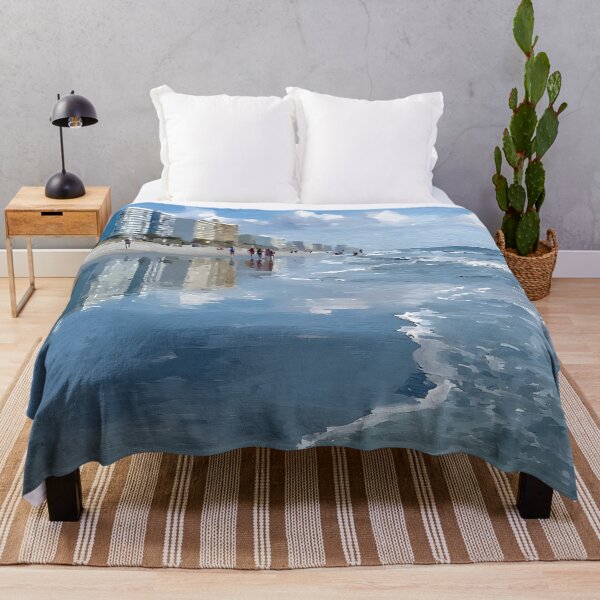 Item preview, Watercolor Reflections on the Beach at Myrtle Beach designed and sold by daila70.