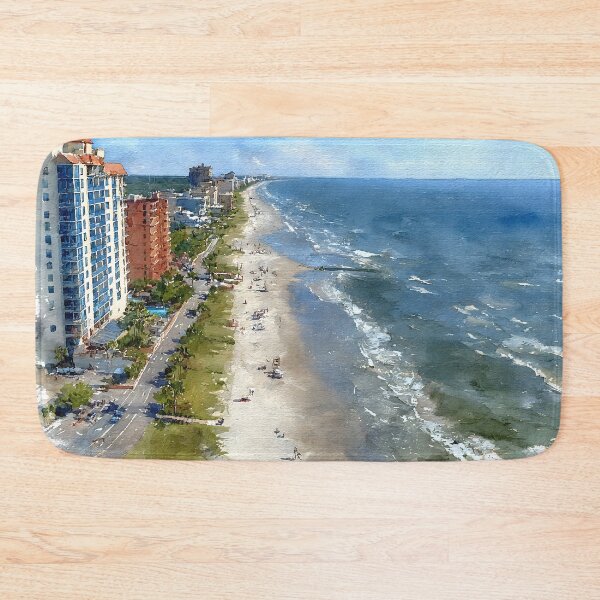Item preview, Watercolor Skyline and Shoreline in Myrtle Beach designed and sold by daila70.