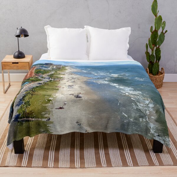 Item preview, Watercolor Skyline and Shoreline in Myrtle Beach designed and sold by daila70.
