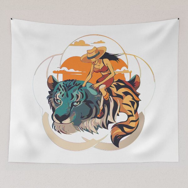 Item preview, tiger lady designed and sold by Tigerbuck's.