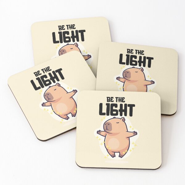 Item preview, Be The Light - Capybara designed and sold by The magic  Yellow bus.