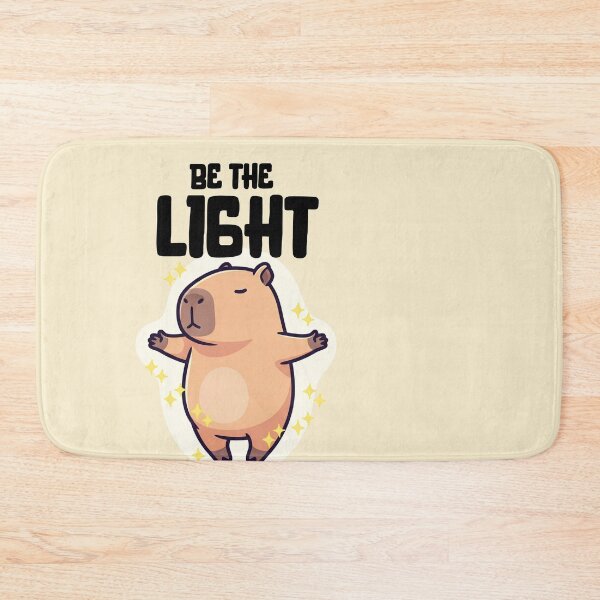 Item preview, Be The Light - Capybara designed and sold by The magic  Yellow bus.