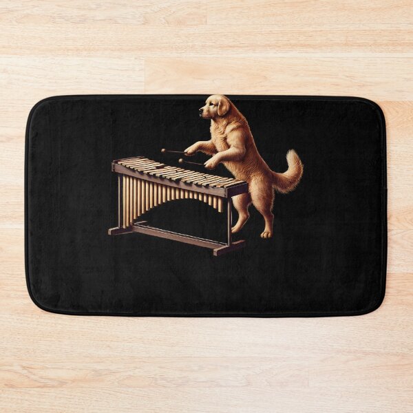 Item preview, Golden Retriever Playing Marimba Player Dog Lover designed and sold by Kimberley King Art  King Art.