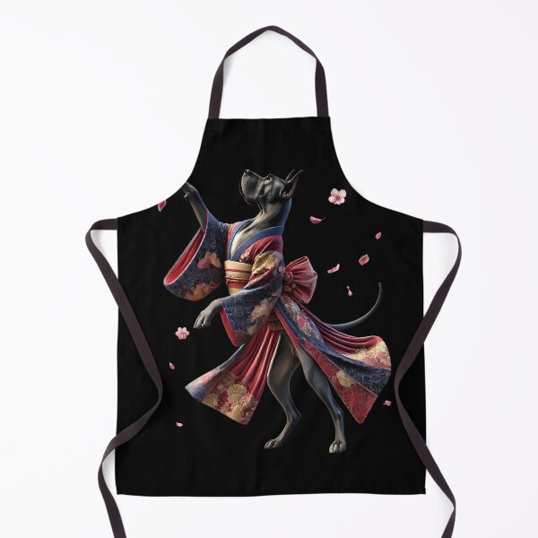 Artikelvorschau, Deutsche Dogge Japanische Kunst Kimono Harajuku Hundeliebhaber entworfen und verkauft von Kimberley King Art King Art.