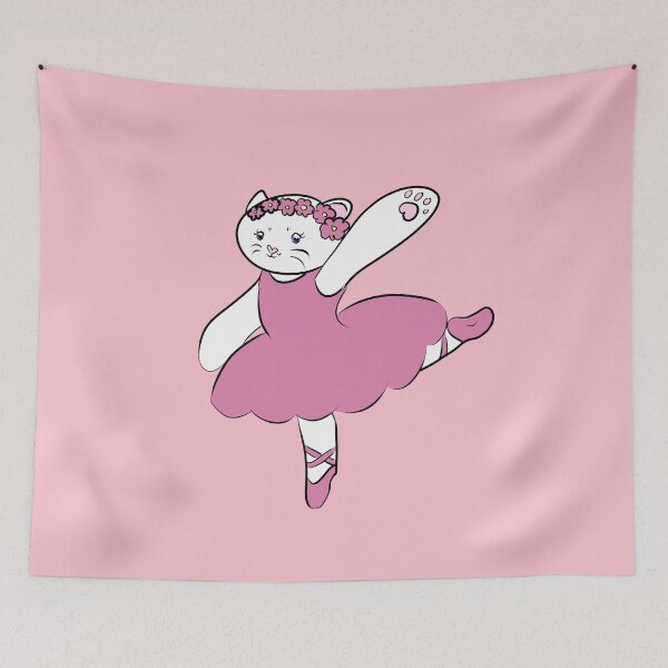 Item preview, Cute Cat Ballerina designed and sold by HugSomeNettles.